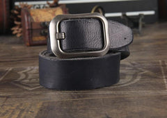 Genuine Leather Punk Rock Biker Trucker Mens Belt Men Black Coffee Belt for Men