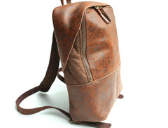 Cool Leather Mens Backpack Travel Backpack Vintage Laptop Backpack for men