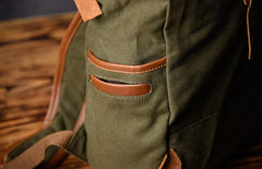 Canvas Mens Cool Backpack Bag Sling Bag Large Travel Bag Hiking Bag for Men