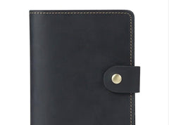 Cool Leather Mens Small Passport Wallet Slim Travel Wallets for Men - imessengerbags
