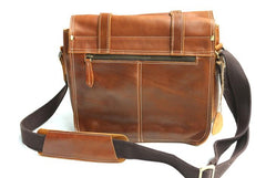 Cool Leather Mens Large Messenger Bag Shoulder Bag for men