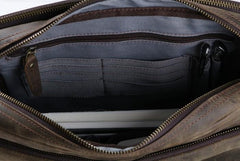 Cool Leather Vintage Mens Messenger Bags Small Shoulder Bags for Men - imessengerbags