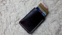 Mens Leather Slim Front Pocket Wallets Leather Cards Wallet for Men - imessengerbags