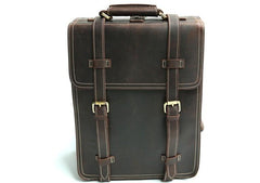 Handmade Leather Mens Backpack Travel Backpack Laptop Backpack for men - imessengerbags