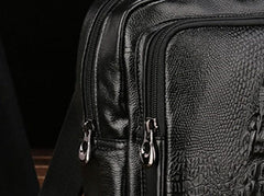 Cool Leather Mens Sling Bag Sling Shoulder Bag Sling Backpacks Chest Bag for men - imessengerbags