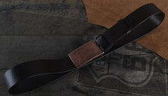 Genuine Leather Punk Rock Biker Trucker Mens Belt Men Black Coffee Belt for Men - imessengerbags
