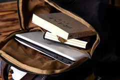 Canvas Mens Cool Backpack Bag Sling Bag Large Travel Bag Hiking Bag for Men - imessengerbags