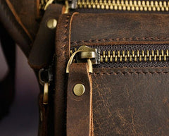 Mens Leather Biker Drop Leg Bag Waist Bag Belt Pouch Pack Side Bag for Men