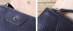 Leather Mens Front Pocket Wallet Small Wallet Card Wallet Change Wallet for Men