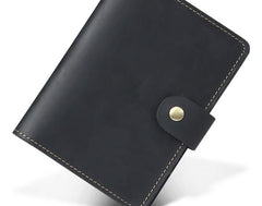 Cool Leather Mens Small Passport Wallet Slim Travel Wallets for Men - imessengerbags