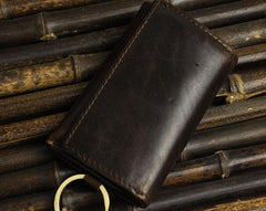 Cool Small Leather Mens Keys Wallet Car Keys Holder Car Key Case for Men - imessengerbags
