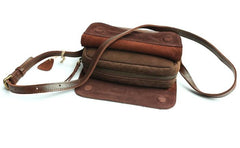 Cool Leather Mens Small Messenger Bag Shoulder Bag for men - imessengerbags