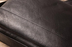 Black Brown Cool Leather Mens Shoulder Bags Messenger Bags for Men - imessengerbags