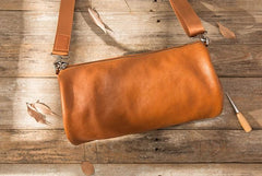 Cool Leather Mens Barrel Shoulder Bags Messenger Bags for Men