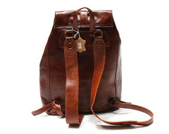 Handmade Leather Mens Backpacks Travel Backpacks Laptop Backpack for men