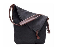 Mens Canvas Rustic Courier Bag Side Bag Messenger Bag Camera Shoulder Bag for Men