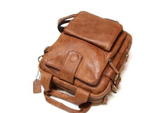 Cool Leather Mens Small Handbag Messenger Bag Shoulder Bag for men - imessengerbags