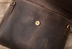Vintage Leather Small Mens Cool Messenger Bags Small Shoulder Bag for Men