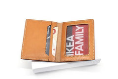 Leather Mens Card Wallets Small Wallet Slim Wallet Front Pocket Wallet for Men - imessengerbags