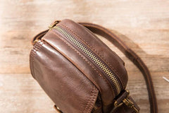 Leather Belt Pouch Phone Cases Mens Waist Bag Shoulder Bag for Men