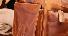 Leather Mens Vintage Briefcase Business Briefcase Work Briefcase For Men - imessengerbags