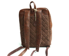 Cool Leather Mens Backpack Travel Backpack Vintage Laptop Backpack for men