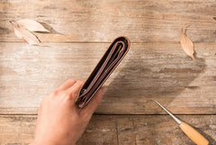 Vintage Leather Mens Small Wallets Bifold Slim billfold Wallet for Men - imessengerbags