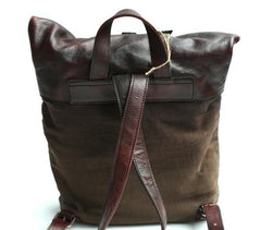 Cool Vintage Leather Mens Backpack Travel Backpack Laptop Backpacks for men