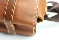 Cool Leather Mens Large Messenger Bag Shoulder Bag for men