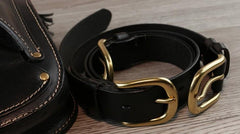 Leather Belt Pouch Mens Small Cases Waist Bag Hip Pack Belt Bag Fanny Pack Bumbag for Men - imessengerbags