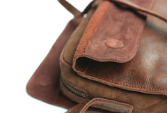 Cool Leather Mens Small Messenger Bag Shoulder Bag for men - imessengerbags