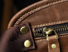 Biker Mens Leather Drop Leg Bag Waist Bag Side Bag Belt Pouch Pack for Men - imessengerbags