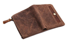 Mens Canvas Small Wallets for men Bifold Cool Men billfold Small Wallet - imessengerbags