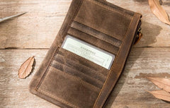 Cool Canvas Mens Small Wallets Bifold Vintage billfold Wallet for Men - imessengerbags