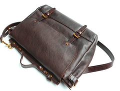 Cool Leather Mens Briefcase Messenger Bag Handbag Shoulder Bag for men