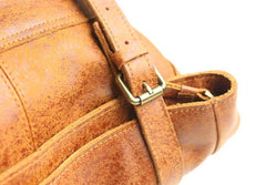 Cool Leather Mens Backpack Travel Backpacks Vintage Laptop Backpack for men