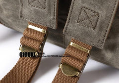 Waxed Canvas Mens Travel Backpacks Canvas School Backpacks Laptop Backpack for Men - imessengerbags