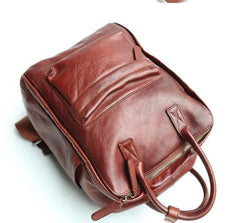 Cool Leather Mens Backpacks Travel Backpack Laptop Backpacks for men