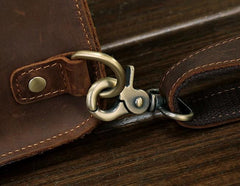 Cool Leather Mens Sling Shoulder Bag Sling Bags Chest Bag Sling Backpack for men