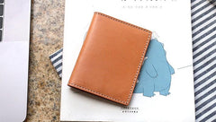 Leather Mens Card Wallets Small Wallet Slim Wallet Front Pocket Wallet for Men - imessengerbags