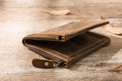 Cool Canvas Mens Small Wallets Bifold Vintage billfold Wallet for Men - imessengerbags