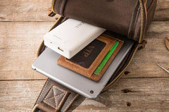 Cool Leather Mens Sling Bag Sling Shoulder Bags Sling Backpack for men - imessengerbags
