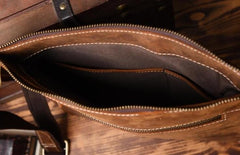 Cool Leather Mens Shoulder Bag Messenger Bag Chest Bag for men - imessengerbags