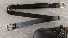 Leather Belt Pouch Mens Small Cases Waist Bag Hip Pack Belt Bag Fanny Pack Bumbag for Men - imessengerbags