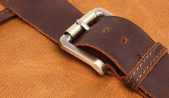 Waxed Canvas Leather Mens Cool Backpack Canvas Handbag Canvas Shoulder Bag for Men