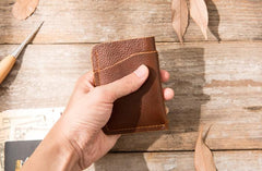 Leather Mens Card Holders Slim Front Pocket Wallet Card Wallet for Men