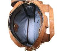 Cool Leather Mens Small Handbag Messenger Bag Shoulder Bag for men