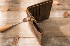 Cool Canvas Mens Small Wallets Bifold Vintage billfold Wallet for Men - imessengerbags