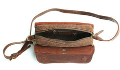 Cool Leather Mens Small Messenger Bag Shoulder Bag for men - imessengerbags