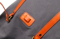 Canvas Leather Mens Backpack Travel Backpacks Laptop Backpack for men - imessengerbags